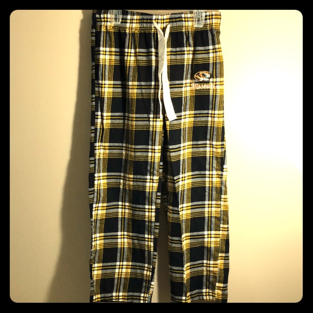NWOT UNIV OF MO MIZZOU TIGERS LOUNGE PAJAMA PANTS